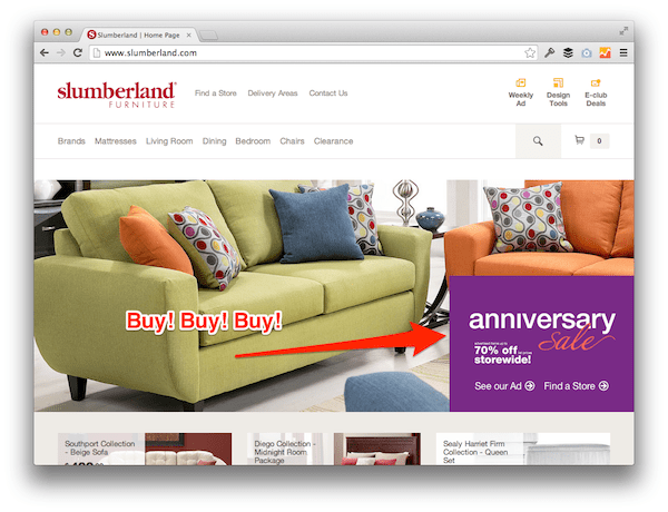 Slumberland Furniture.