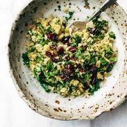 A picture of Garlic Kale and Brown Rice Salad with Lemon Dressing