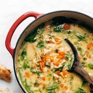 A picture of Lemon Chicken Soup with Orzo