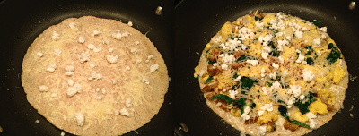 ultimate-breakfast-quesadilla-with-scrambled-eggs-sausage-spinach-and-goat-cheese-step-by-step-recipe
