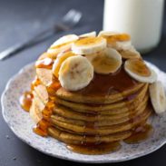 Best Ever Whole Wheat Pumpkin Pancakes - they turn out fluffy and perfect every time! 130 calories per pancake. | pinchofyum.com