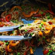 Stir Fried Singapore Noodles - fresh, simple, delish. | pinchofyum.com