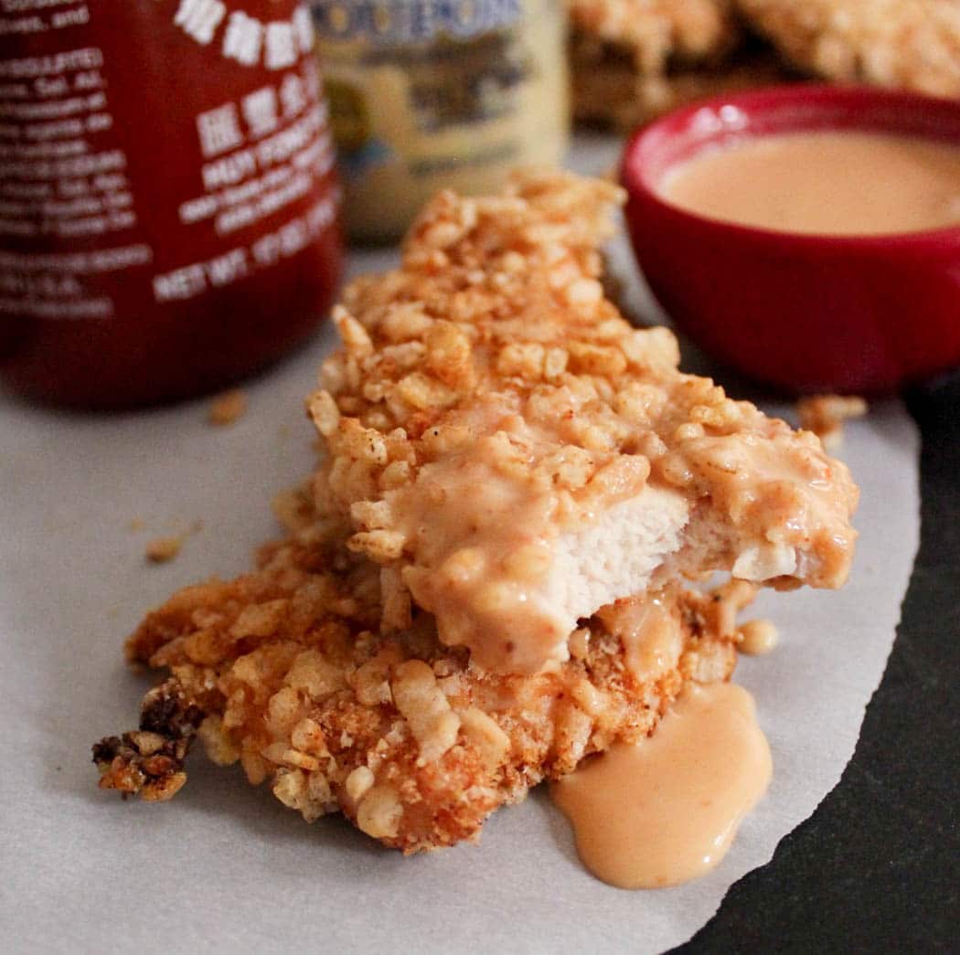 gluten-free-crispy-baked-chicken-fingers-with-sriracha-honey-mustard-3