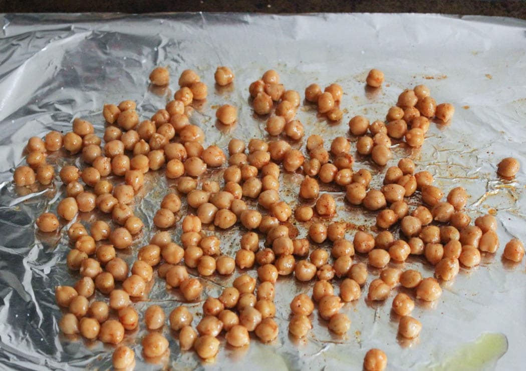vegan-quinoa-green-goddess-bowl-with-crispy-chickpeas-and-tahini-step-2