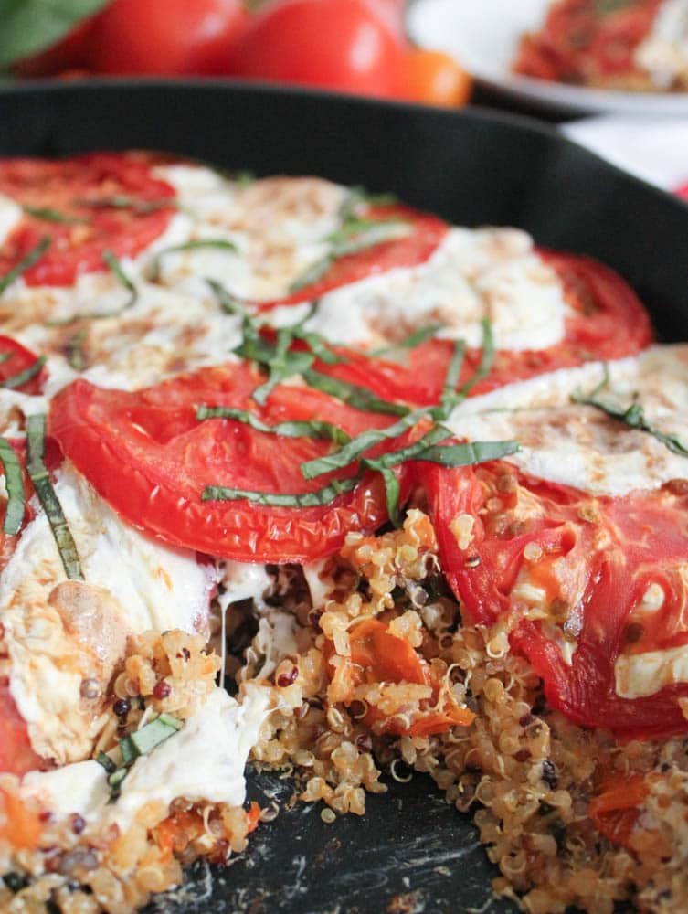 Caprese-Quinoa-Bake-With-Basil-and-Balsamic-Reduction-7