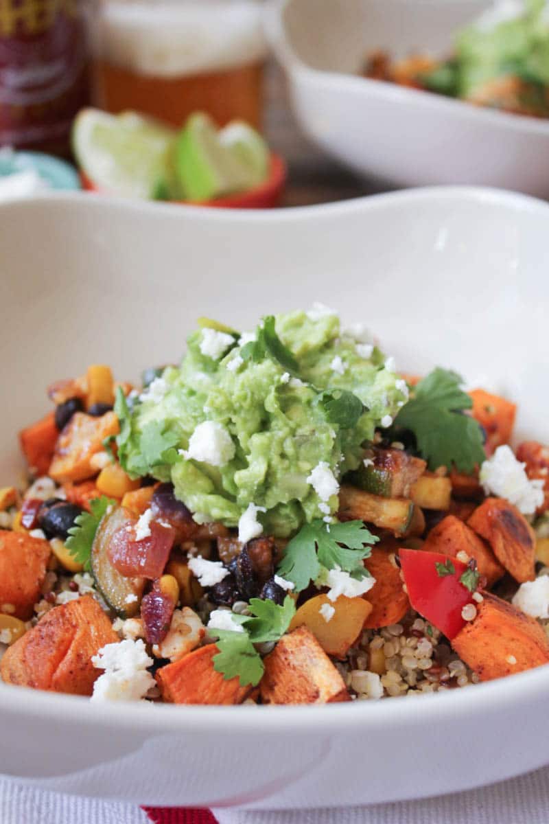 Vegan-Sweet-Potato-Burrito-Bowls-with-Summer-Vegetables-and-Quinoa-3