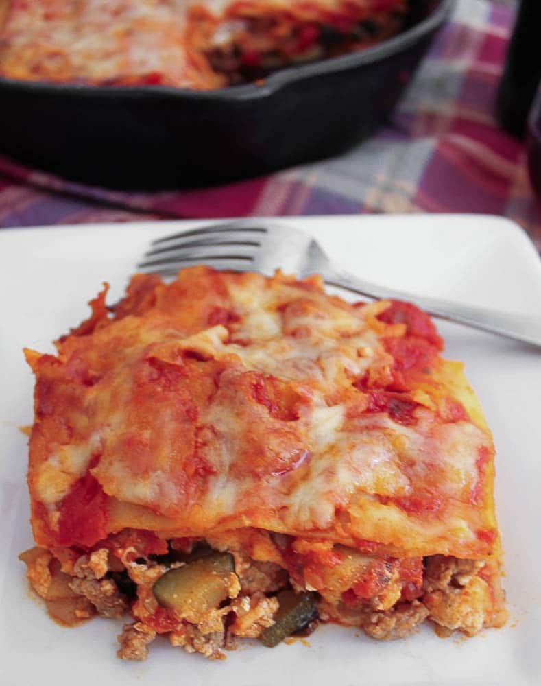 skillet-lasagna-with-turkey-sausage-and-vegetables-2
