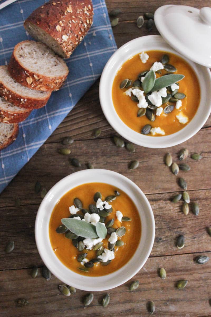 Butternut-Squash-Soup-with-Roasted-Garlic-Goat-Cheese-and-Pepitas-5