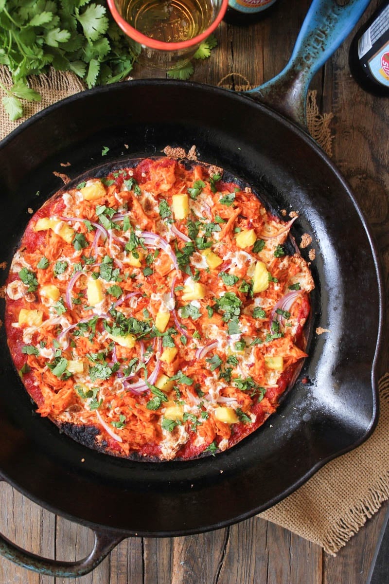 chipotle-chicken-tortilla-pizzas-with-pineapple-and-cilantro-9