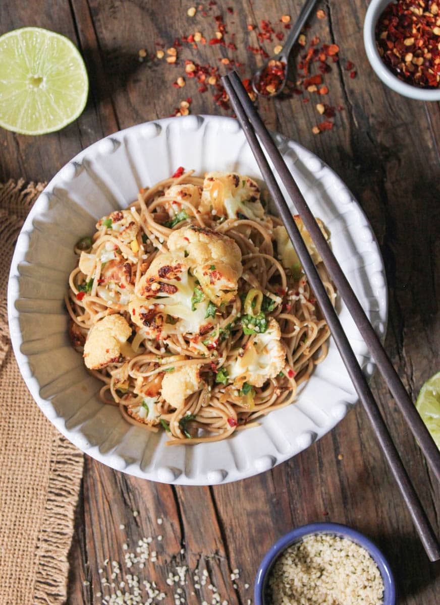 ginger-scallion-soba-noodles-with-roasted-cauliflower