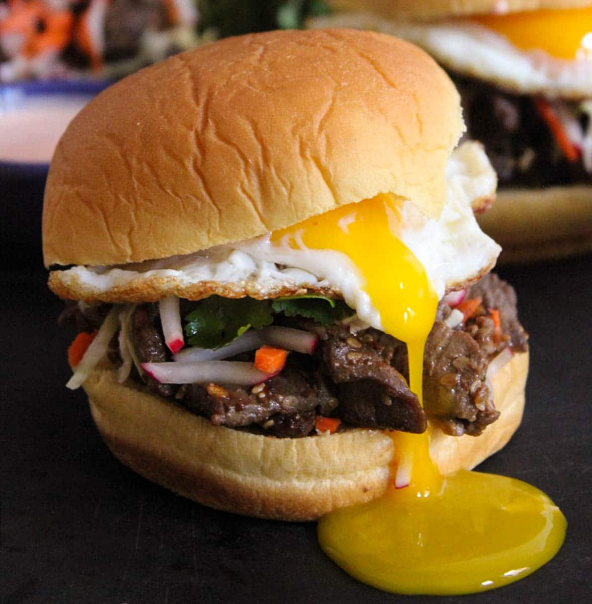 Korean-bulgogi-beef-sandwiches-with-tangy-slaw-creamy-spicy-sauce-fried-eggs-20