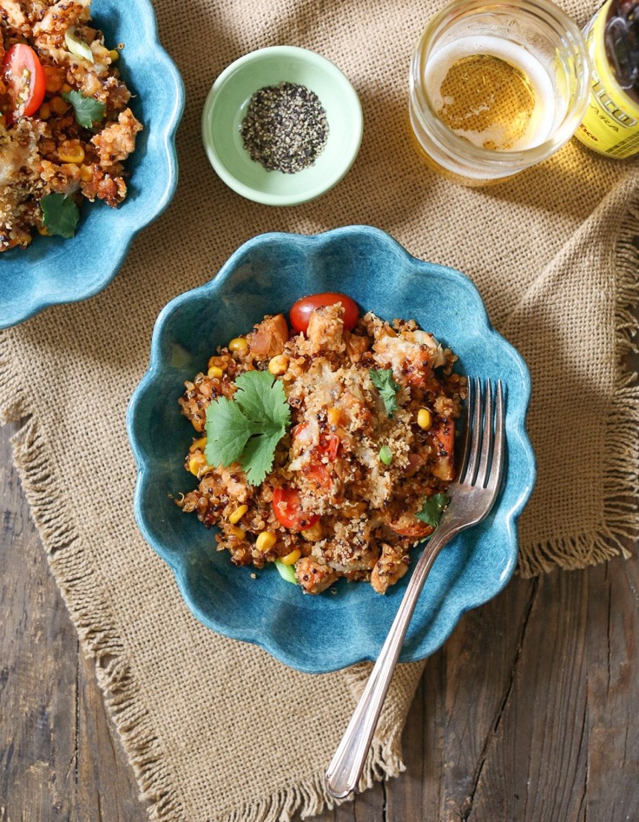 barbecue-chicken-quinoa-casserole-5