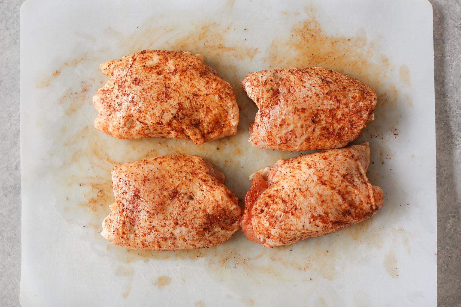 Sheet Pan Chicken Thighs with Cauliflower, Sweet Potatoes, and Pomegranate