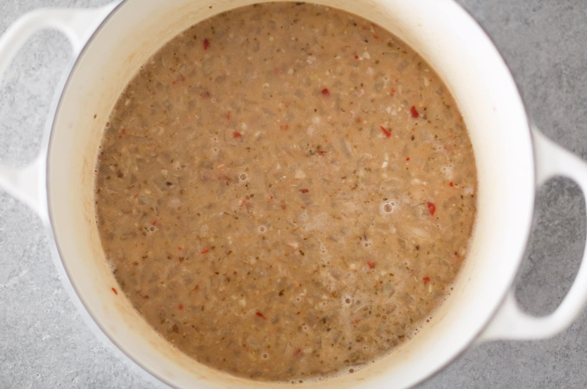 Simple Sausage and White Bean Soup