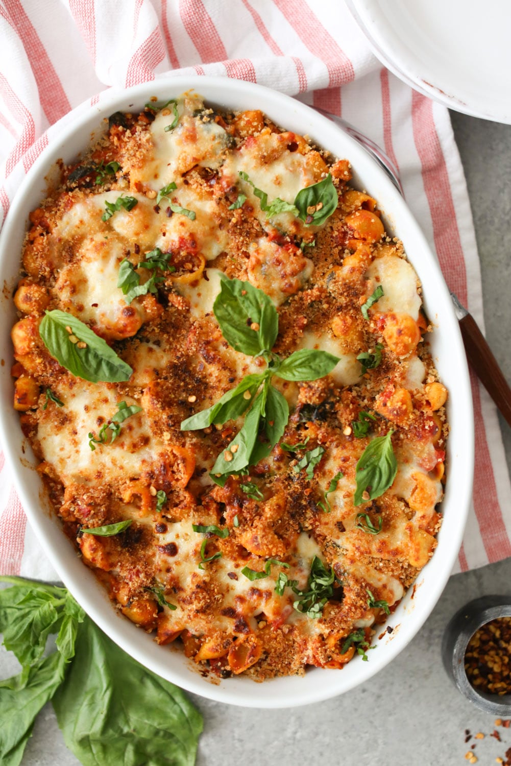 Healthy Pantry Recipes- Chicken Parmesan Pasta